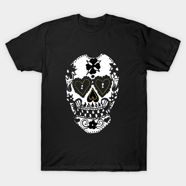 Sugar Skull II T-Shirt by Suzanne_Kurilla